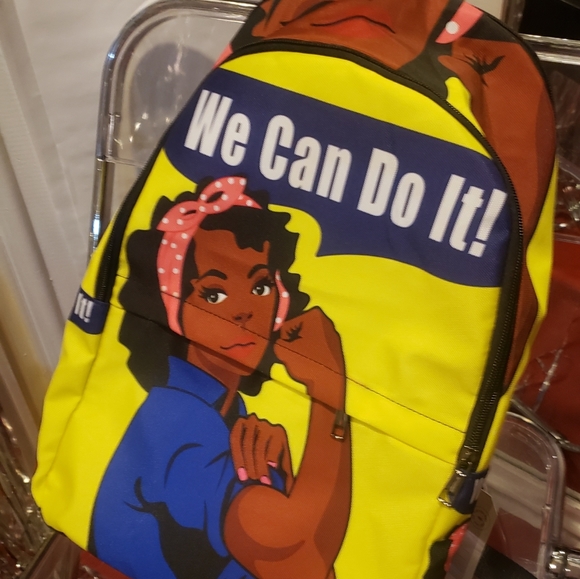 Rosie the Riveter backpack book bag diaper bag - Picture 2 of 2